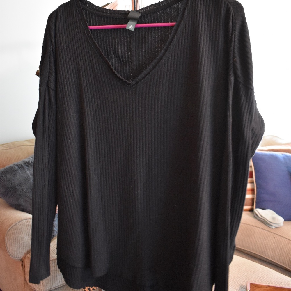 Women's Size S Waffle knit long sleeve by Wild Fable